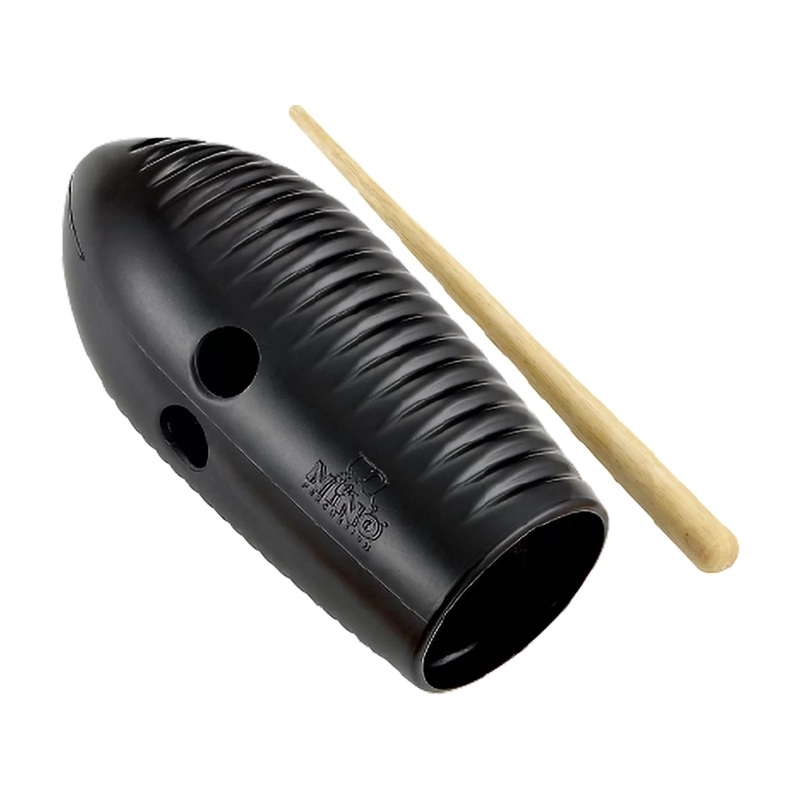 Nino Mini Guiro With Wooden Scraper – Black