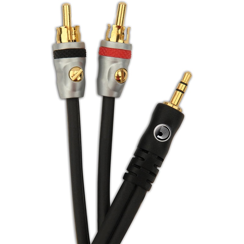 Planet Waves PW-MP-05 5 Feet Dual RCA to Stereo Mini