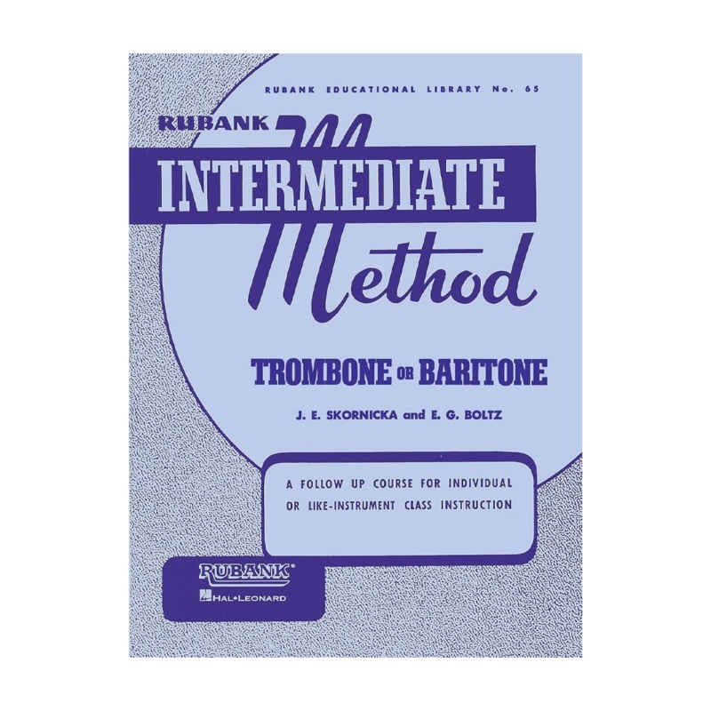 Rubank Intermediate Method  Trombone Or Baritone