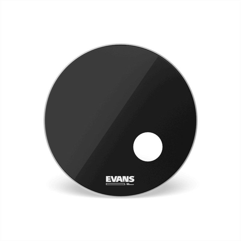 Evans EQ3 Black Resonant Bass Drumhead 22