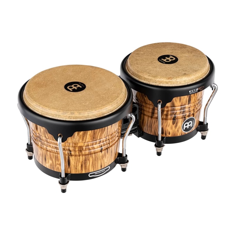 Meinl Marathon Designer Series Bongo, 6 3/4 & 8 Leopard Burl