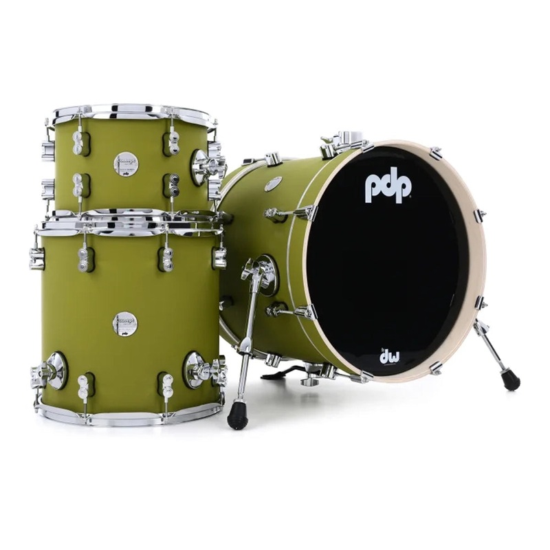 PDP Concept Maple Bop 3-piece Shell Pack – Satin Olive