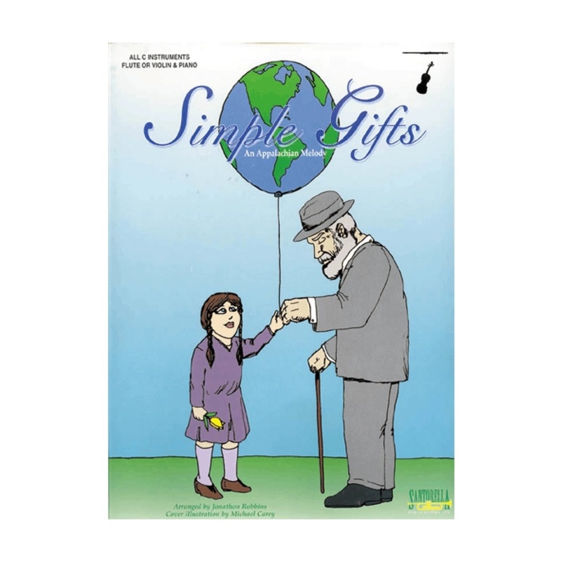 Simple Gifts All C Instruments – Flute or Violin and Piano