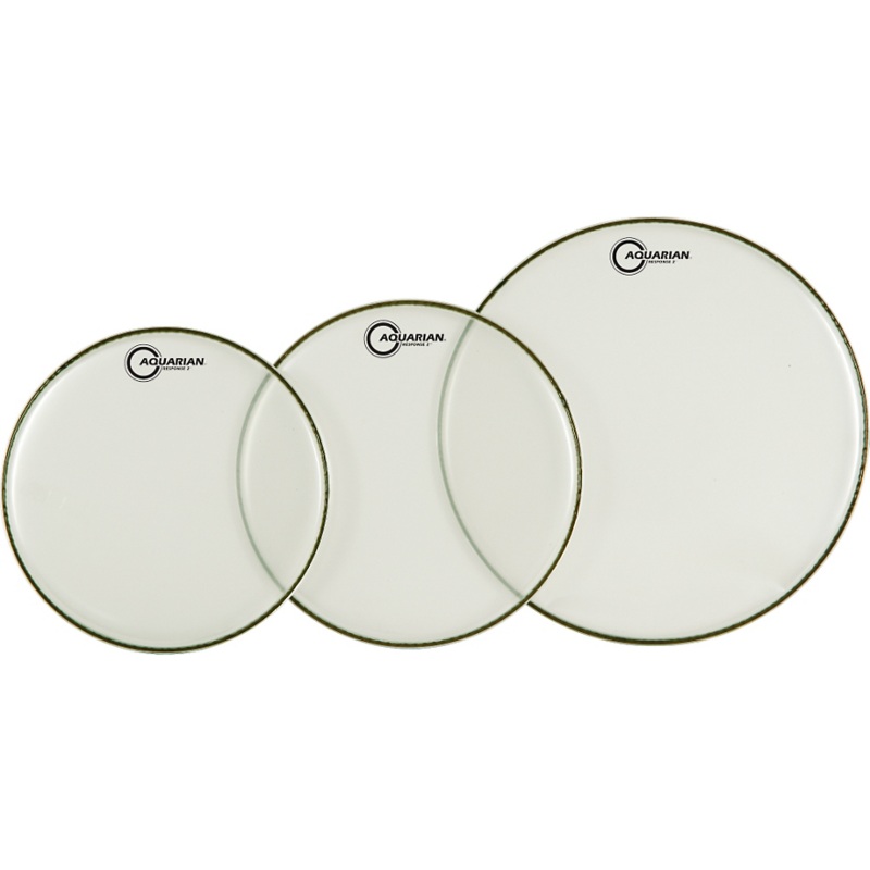Aquarian Response 2 Standard Drumhead Pack