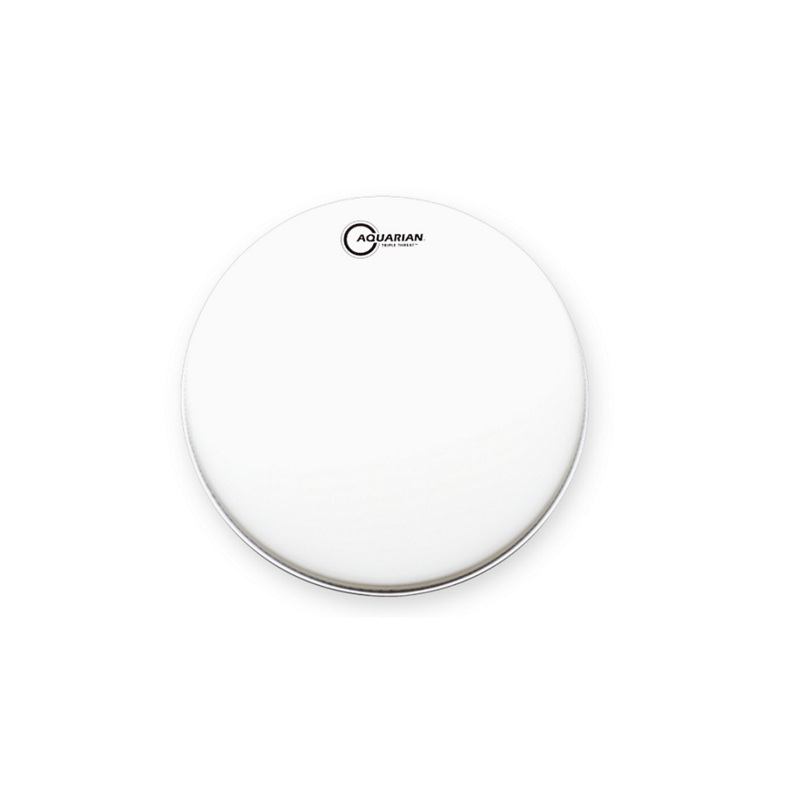 Aquarian Triple Threat Snare Head White Coated 14 in.