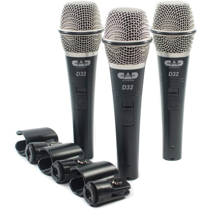 CAD Audio CADLive D32 Supercardioid Dynamic Microphone (3-Pack)