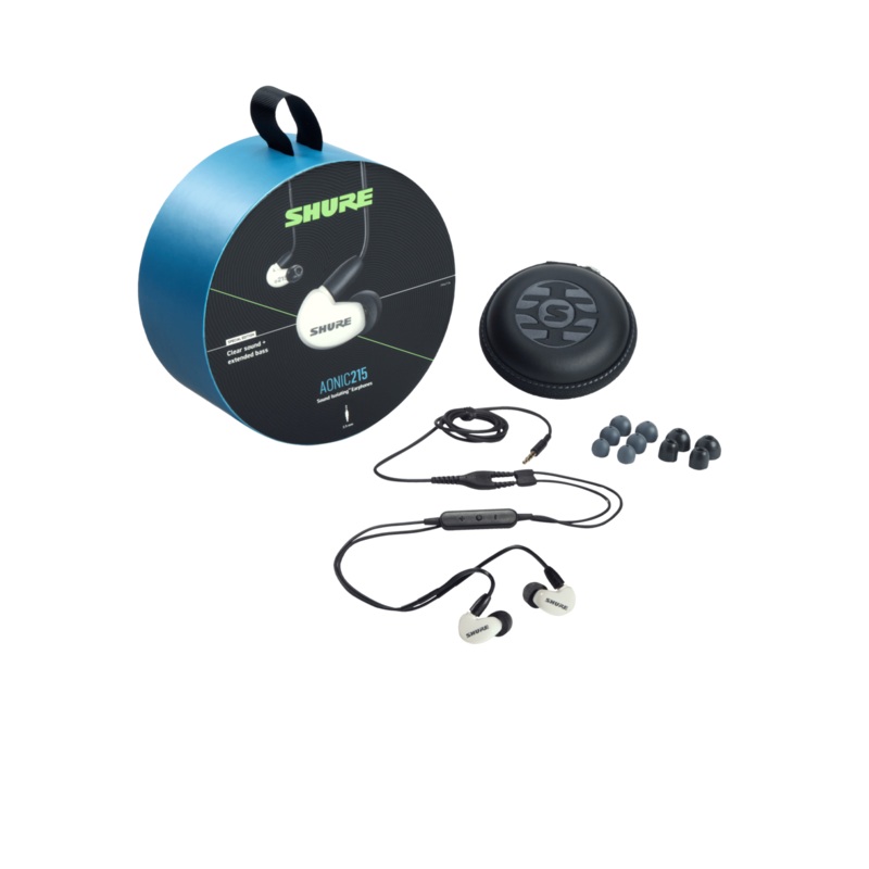 Shure AONIC 215 Sound Isolating Earphones – White