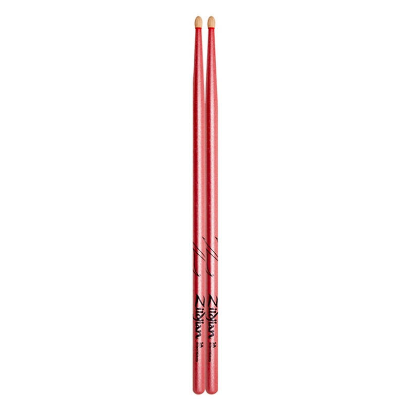 Zildjian Chroma Pink Drum Sticks Wood