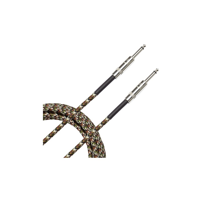 D’Addario Planet Waves Braided Instrument Cable 20 ft. Camouflage