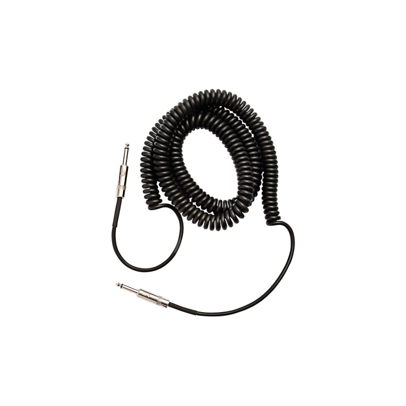 D’Addario Planet Waves Coiled Instrument Cable 30 ft. Black