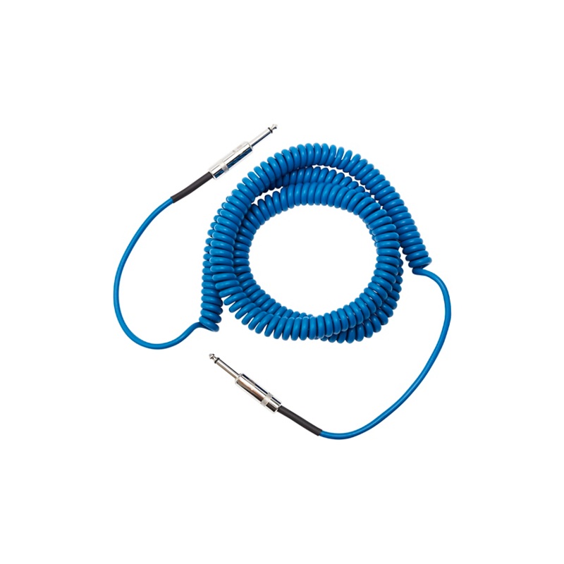 D’Addario Planet Waves Coiled Instrument Cable 30 ft. Blue