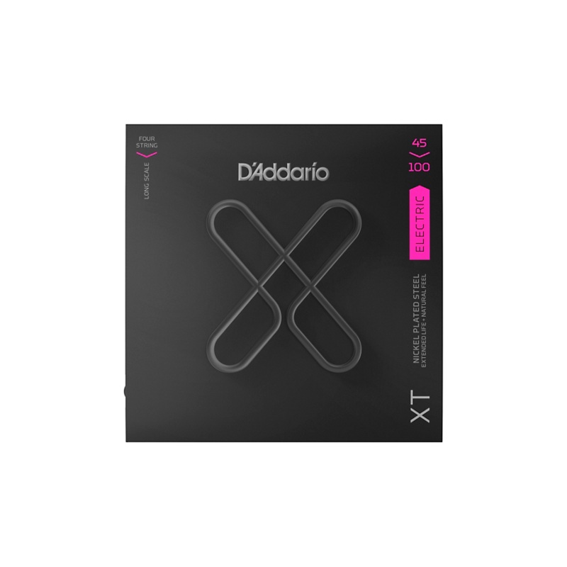 D’Addario XT Electric Bass Coated Nickel, Regular Light Long Scale 45-100