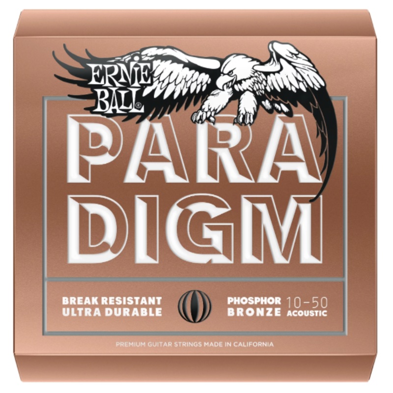 Ernie Ball 2080 Extra Light Paradigm Phosphor Bronze Acoustic Guitar Strings – .010-.050