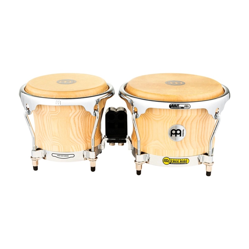 Meinl Free Ride Series Collection Wood Bongos 8.5 x 7 in. American White Ash