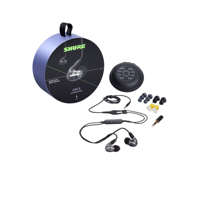 Shure SE425 Dual Driver Earbud-Style Earphones – Black