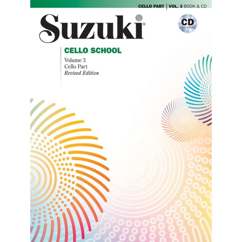 Suzuki Cello School- Volume 3 Book & CD