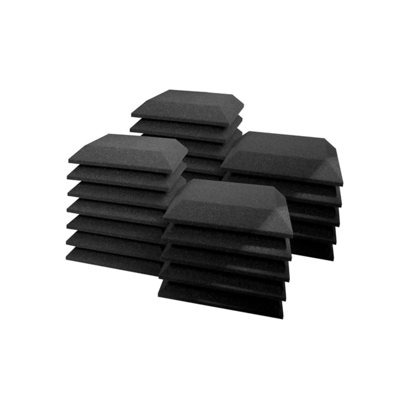 Ultimate Support UA-WPB-12 Bevel-Style Absorption Panel 2 x 12 x 12 (24-Pack, Charcoal)