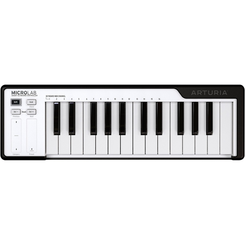 Arturia MicroLab Smart Keyboard Controller Black 25 Key