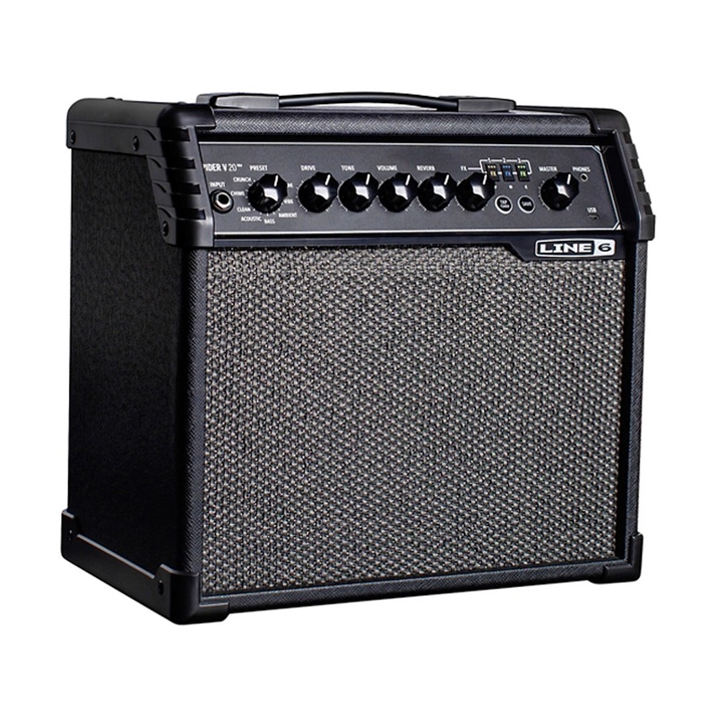 Line 6 Spider V 20 MKII 20W 1×8 Guitar Combo Amp Black