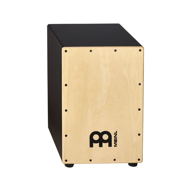 Meinl MCAJ100BK-MA Headliner Snare Cajon – Maple Frontplate