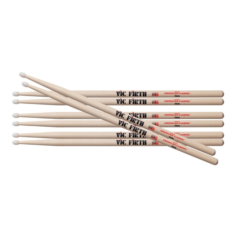 Vic Firth 4 for 3 7AN Nylon Drumstick Pack