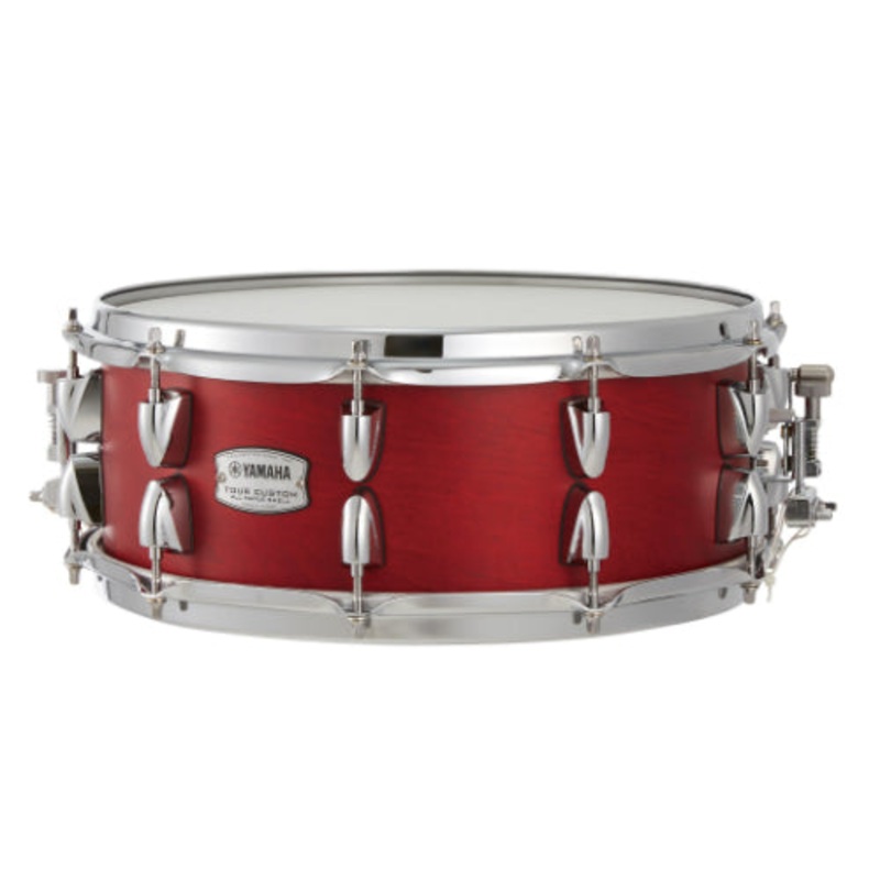 Yamaaha 5.5 X 14 Maple Shell Tour Custom Snare Candy Apple Satin
