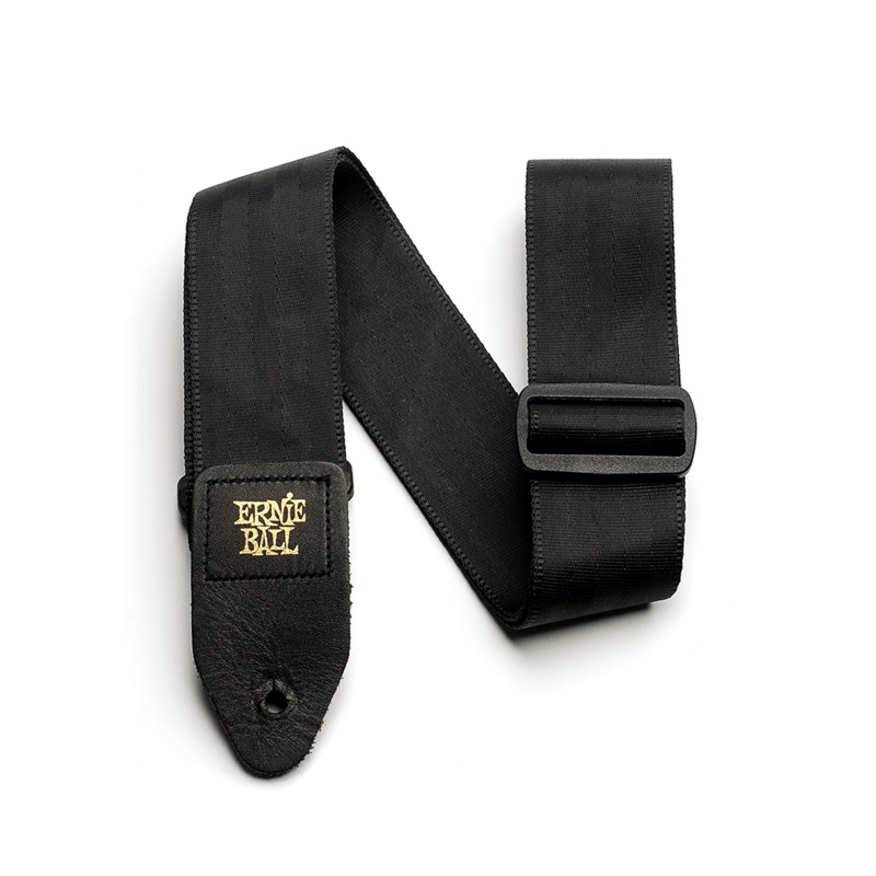 Ernie Ball 2 Seatbelt Webbing Strap – Black