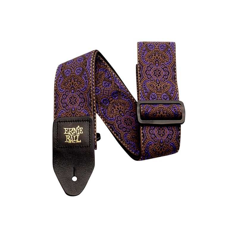 Ernie Ball Jacquard Guitar Strap Purple Paisley
