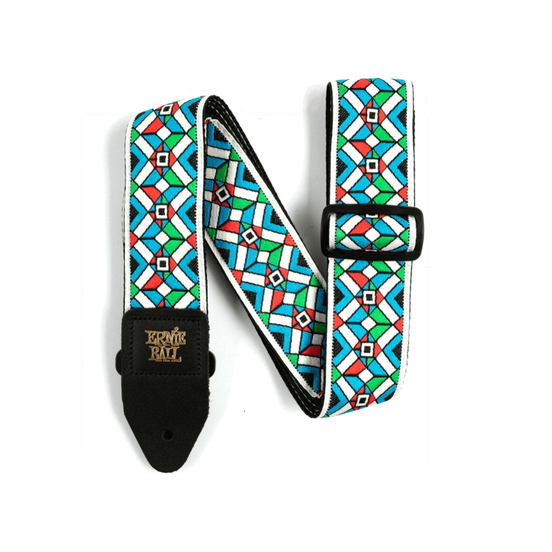 Ernie Ball Kaleidoscope Blue Jacquard Strap
