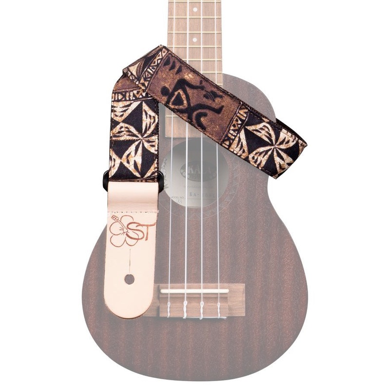 Kala 1.5 Wide & 58.5  Instrument Strap – Brown Tapa