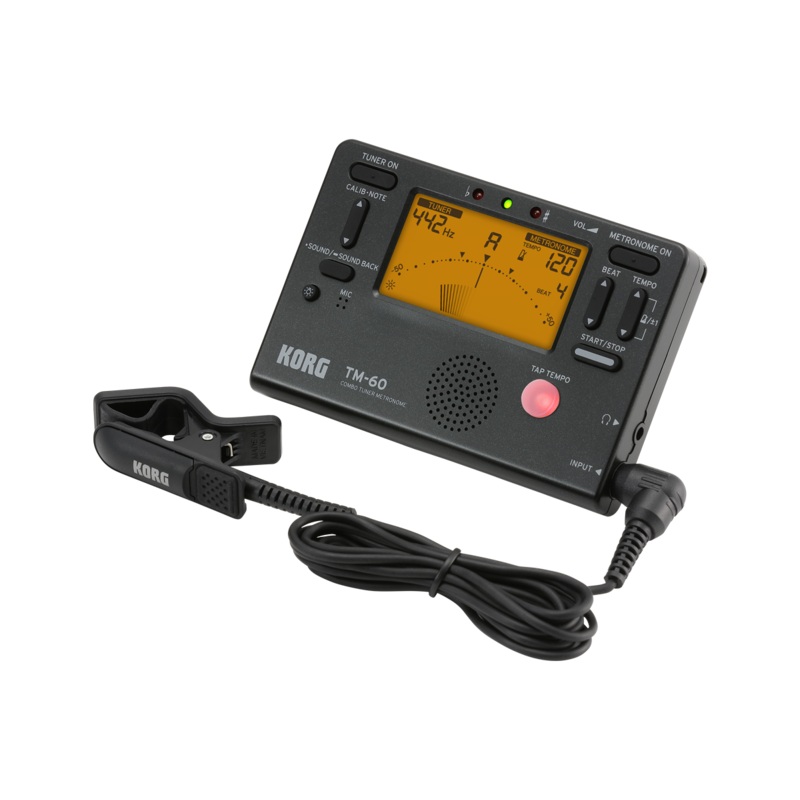 Korg TM-60 CM-200 Tuner/Metronome Combo Black