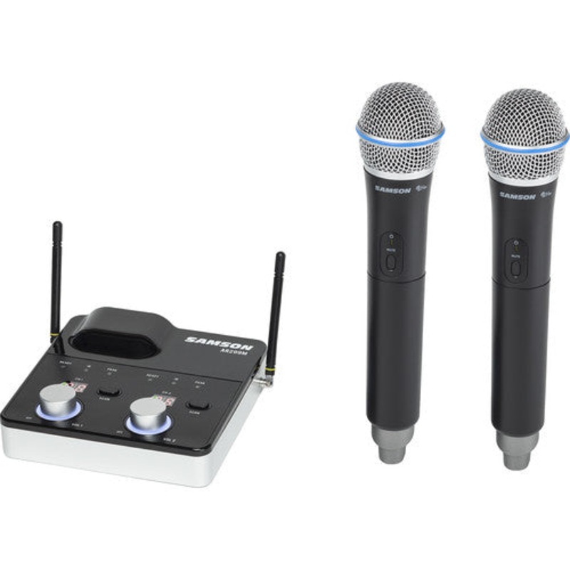 Samson Concert 288m Handheld Dual-Channel Wireless Handheld Microphone System (D: 542 to 566 MHz)