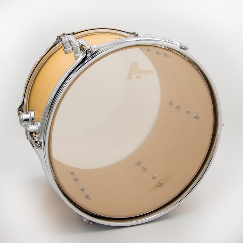 Attack Royal 1 18 1-Ply No Overtone S Film Bass Drumhead – Clear