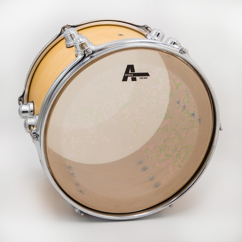 Attack Thin Skin 2 10 2-Ply Drumhead – Clear