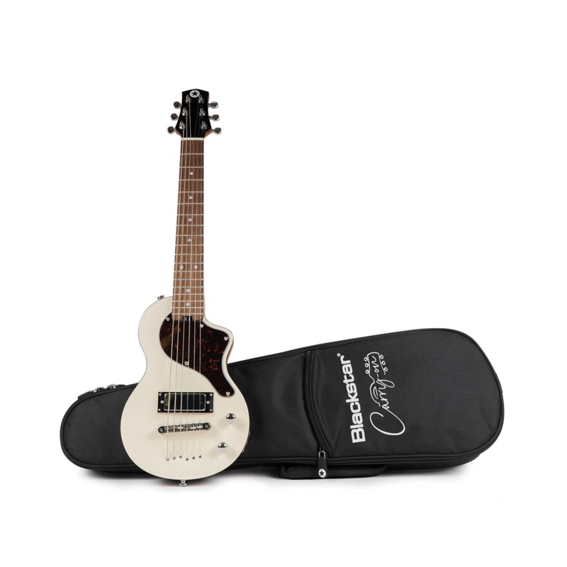 Blackstar Travel Guitar with Bag – White – B-Stock