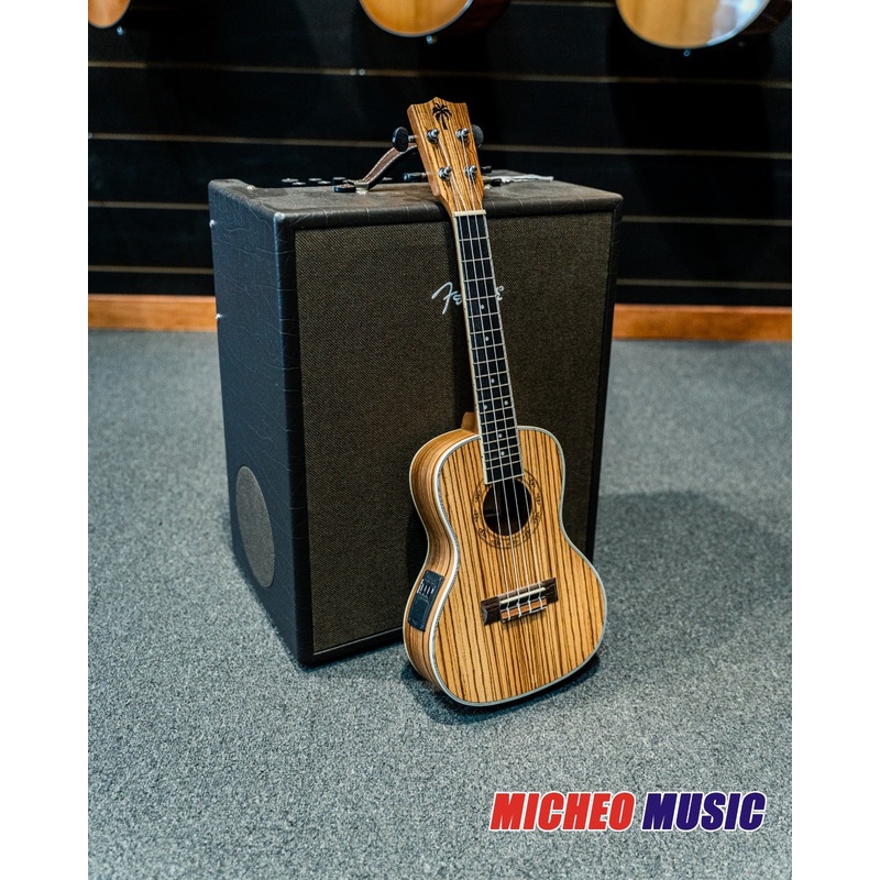 Ookala Concert Ukulele Zebra With Pick-Up