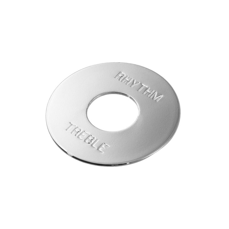 Allparts Rhythm & Treble Switch Ring – Chrome Metal