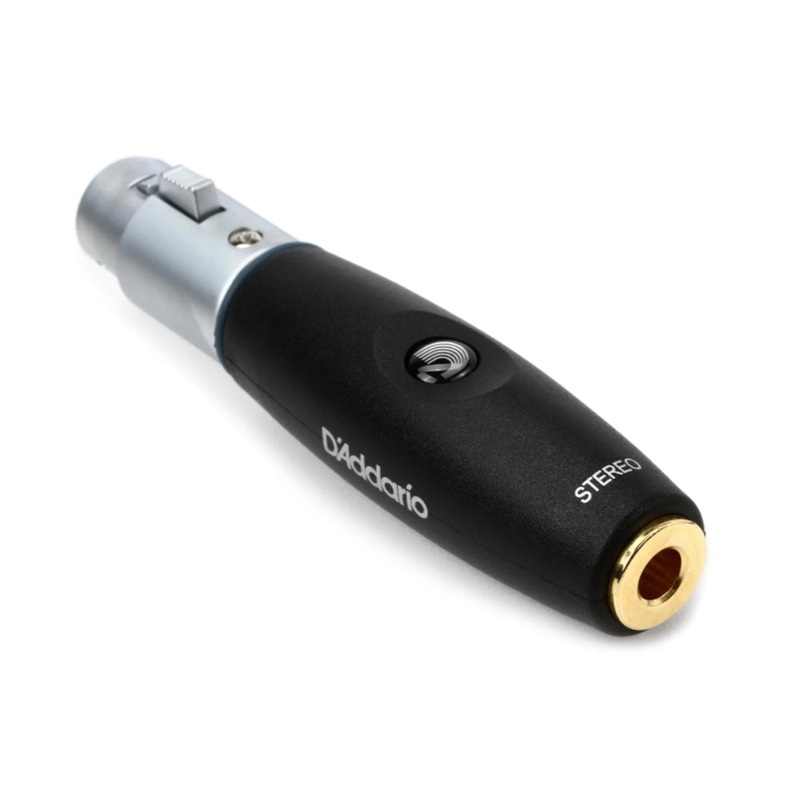 D’Addario PW-P047BB XLR Female to 1/4 Female Balanced Adapter