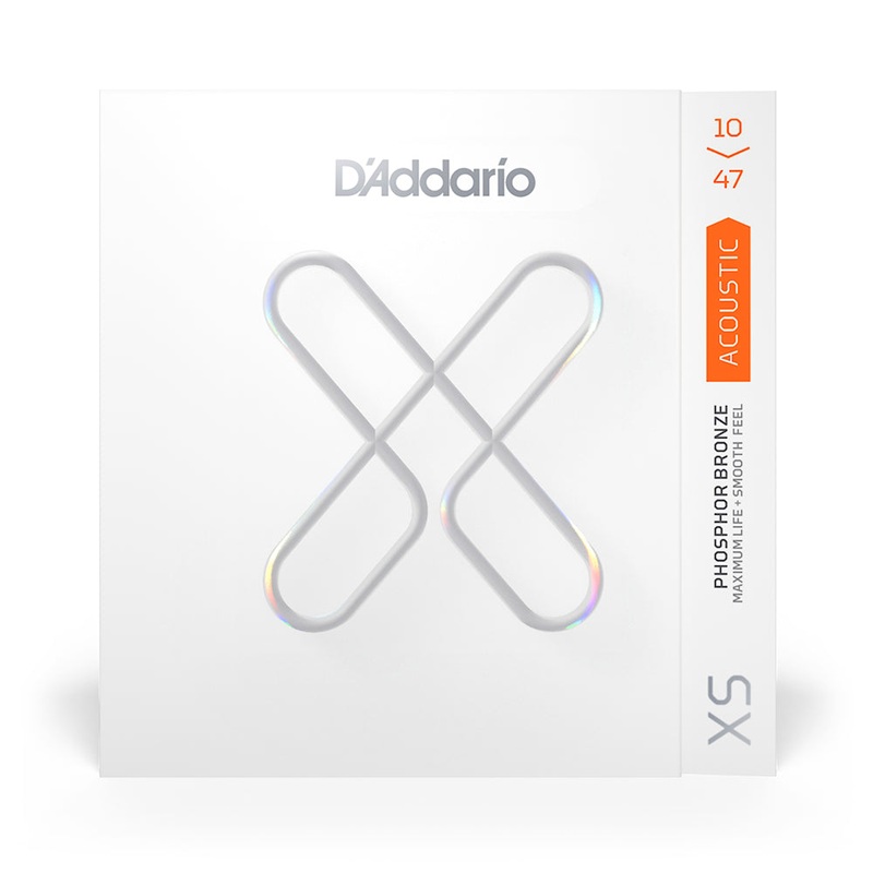 D’Addario XSAPB1047 Phosphor Bronze Acoustic Guitar Strings – .010-.047 Extra Light