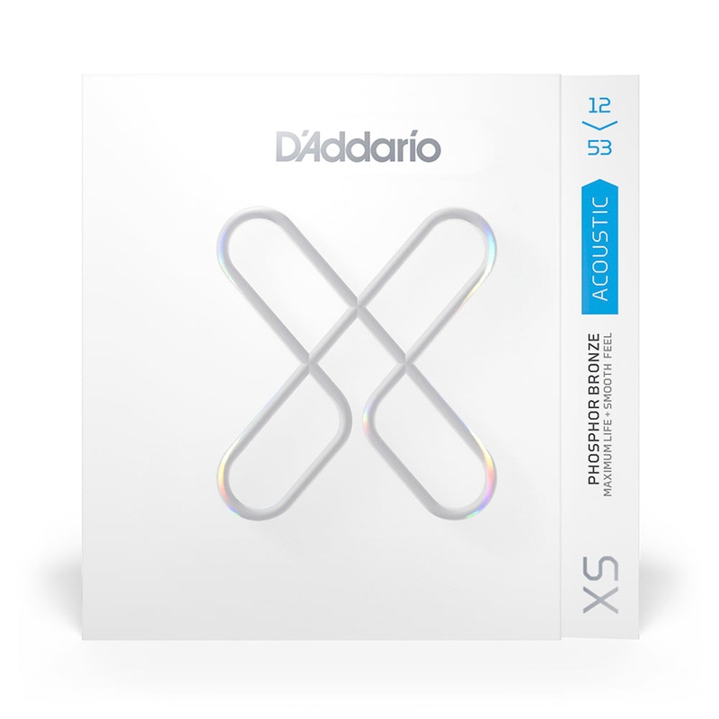 D’Addario XSAPB1253 Phosphor Bronze Acoustic Guitar Strings – .012-.053 Light