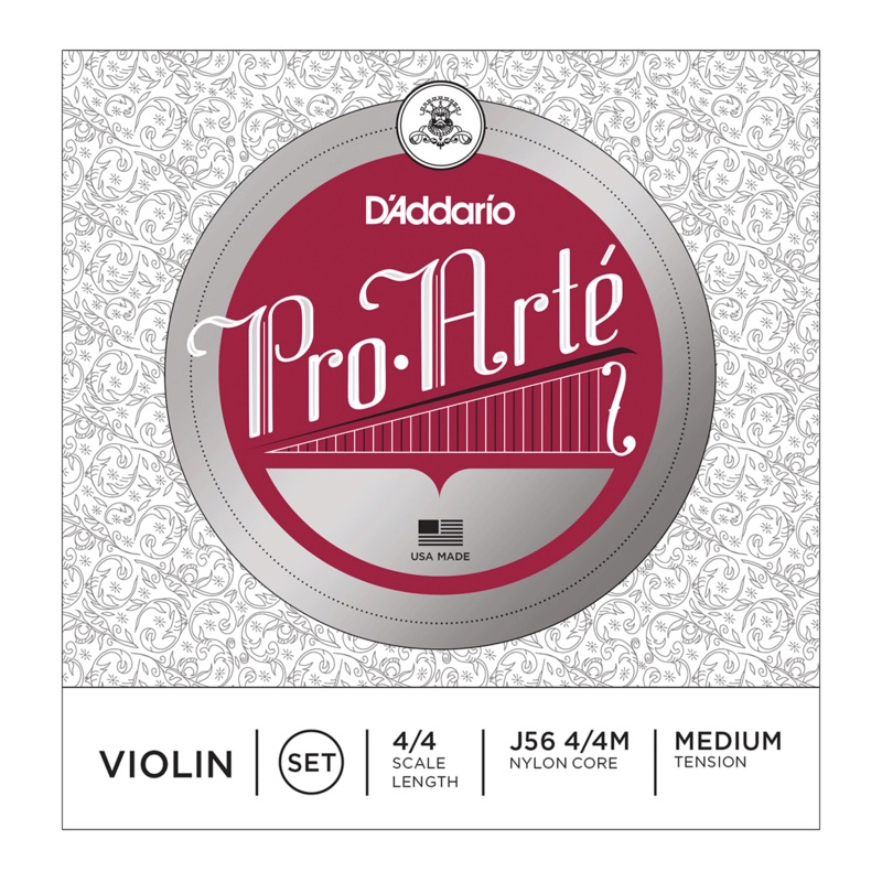 DAddario Classical Pro Arte Violin J56 4/4M, Medium Tension