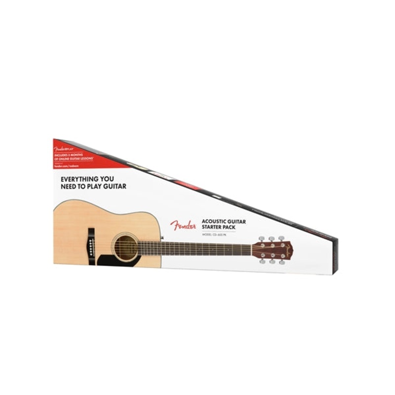 Fender CD-60S Dreadnought V2 Acoustic Guitar Pack Natural