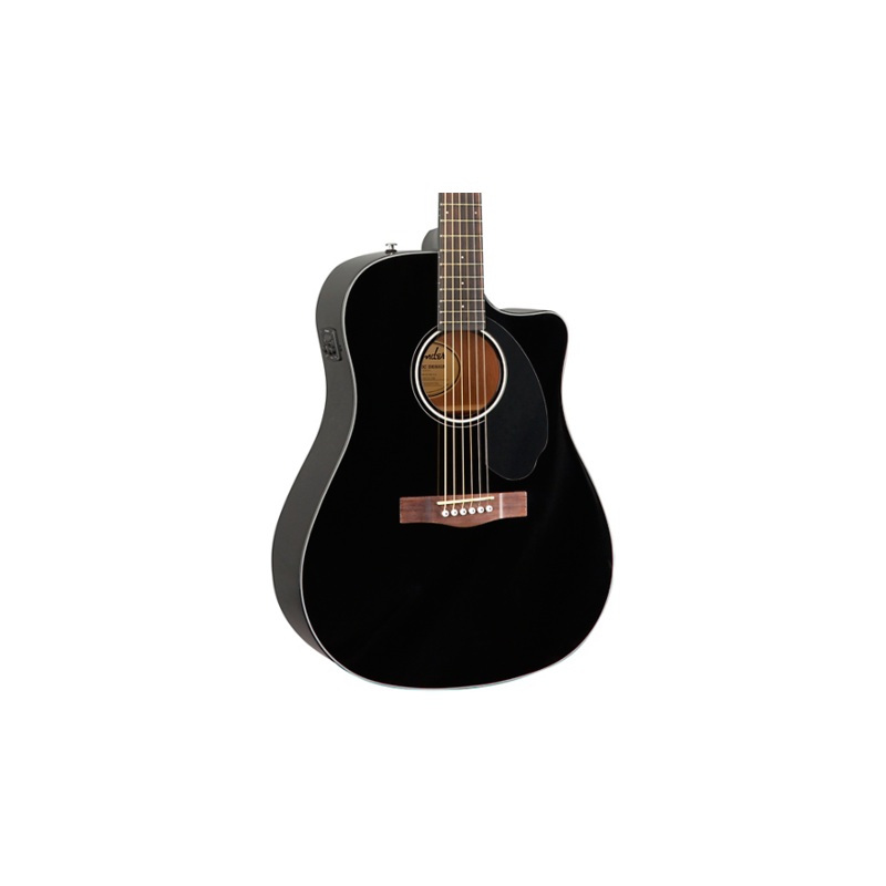 Fender CD-60SCE Dreadnought Acoustic-Electric Guitar Black