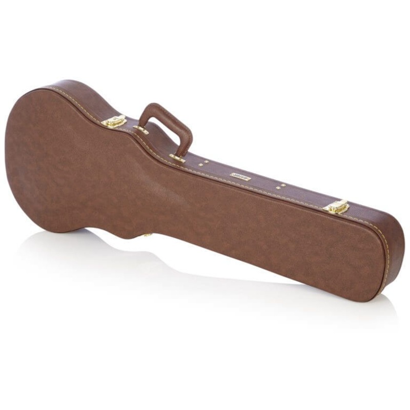 Gator Deluxe Hardshell Wood Case For Single Cut Guitars(Les Paul Style)