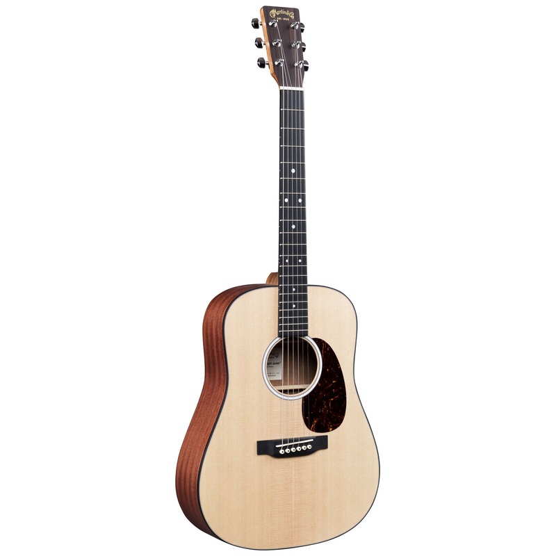 Martin D Jr-10E Acoustic-Electric Guitar – Natural Spruce