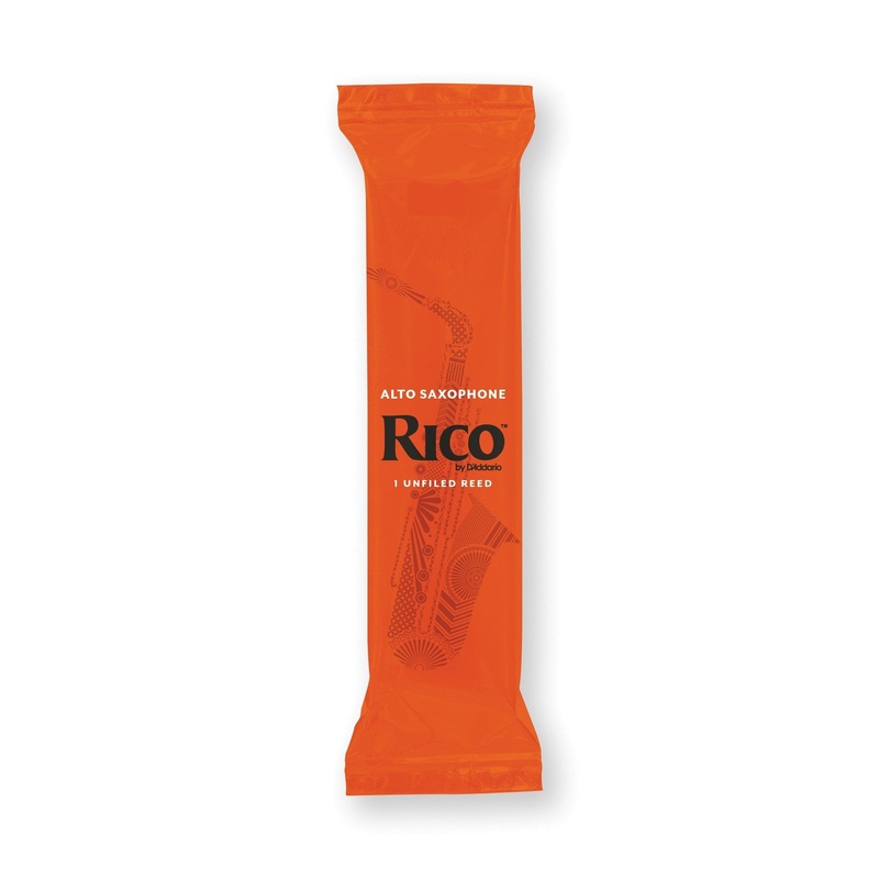 Rico by D’addario Alto Saxophone Unfiled Reed- #2.5