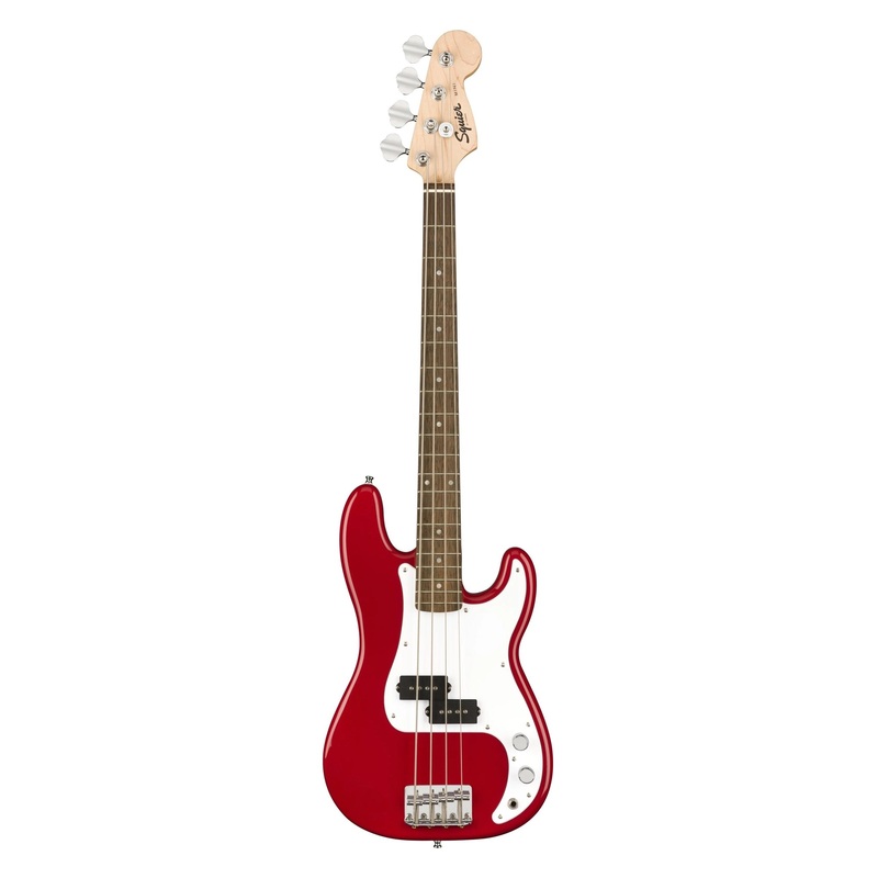Squier Mini 4-String Electric Precision Bass – Dakota Red