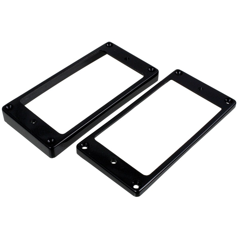 Allparts Curved Humbucking Pickup Ring Set For Epiphone – Black
