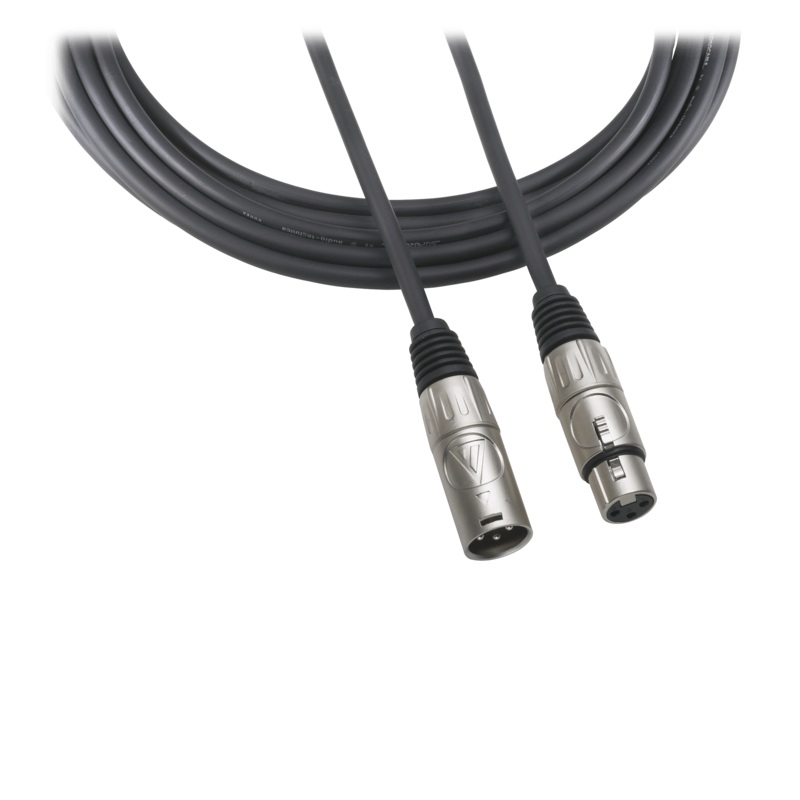 Audio-Technica 10′ XLR Female – XLR Male Value Microphone Cable