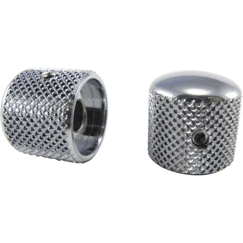 Ernie Ball 6354 Telecaster Style Knobs Chrome Plated Brass Set of 2